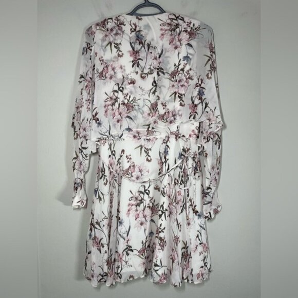 Ever New Wrap Floral Mini Dress size 6 - Picture 5 of 6